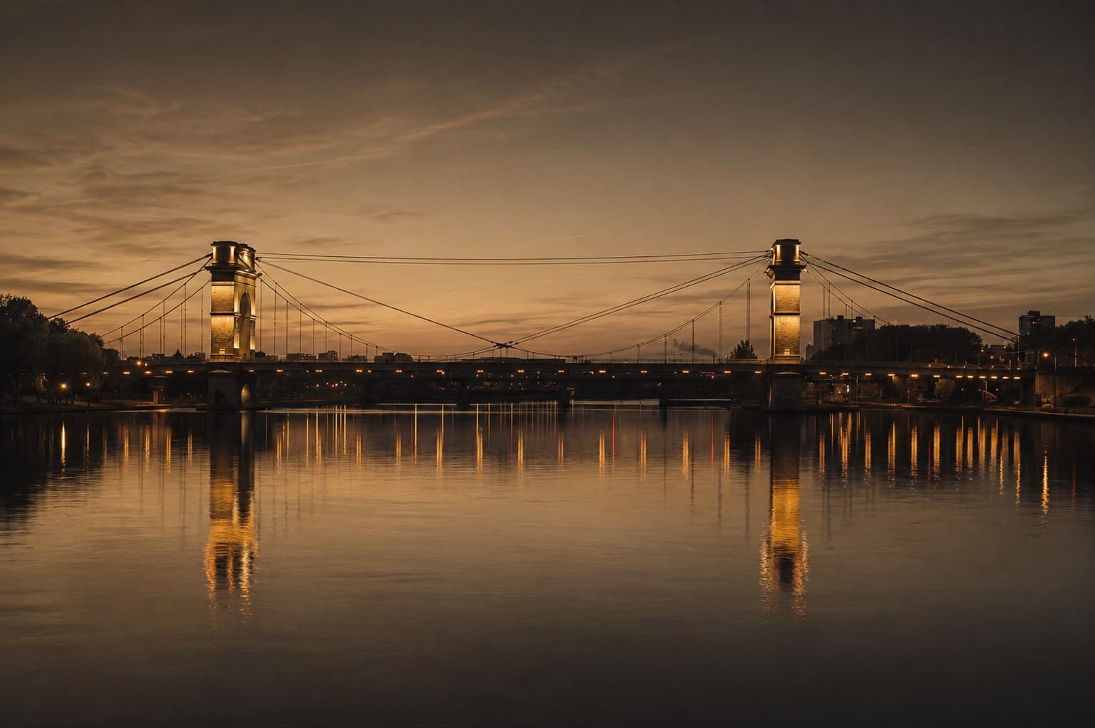 Un pont vers l'accord, symbole de la médiation